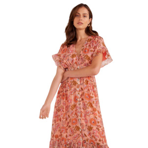 Sale: Amelia Button Down Midi Dress