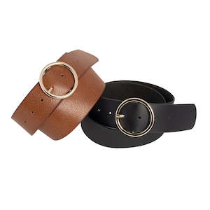 Belts: Riley Leather Belt