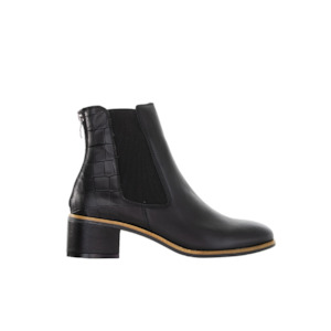 Boots: Remton - Black Croc