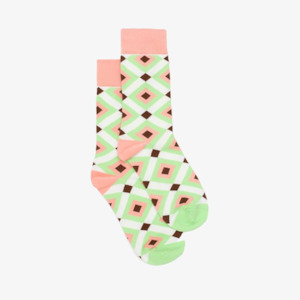Accessories: Retro Diamonds Sock
