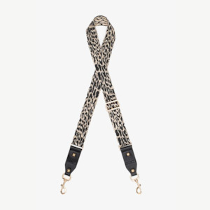 Bag Strap - Cheetah Gold & Black
