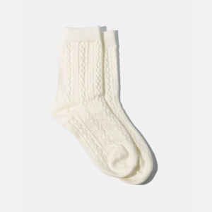 Socks: Alpine Socks - Cream
