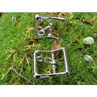 SADDLE BAG/PANNIER LOCKABLE STRAP BUCKLES 25mm SET OF TWO