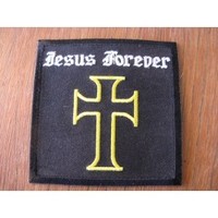 Jesus Forever Embroidered Patch