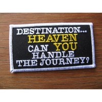 Products: Destination Heaven Embroidered Patch