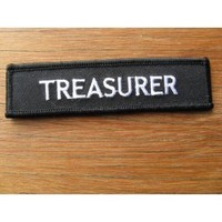 Office Bearers Treasurer Embroidered Patch