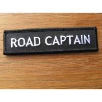 Products: Office Bearers Road Captain Embroidered Patch