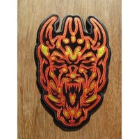 Products: Tribal Demon Large Embroidered Patch