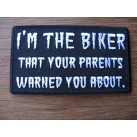 IM The Biker That Embroidered Biker Patch