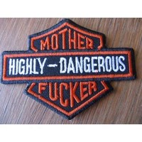 Products: Highly Dangerous Embroidered Patch