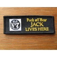 Products: F Off Bear Jack Lives Here Embroidered Patch