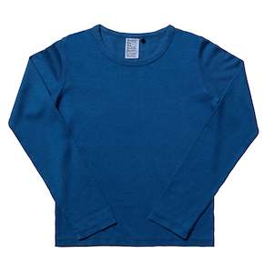 MINI TEE: DENIM LONGSLEEVE MINI TEE