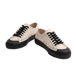 BUDDY X COLLECTIVE CANVAS SNEAKER - OFF-WHITE/BLACK