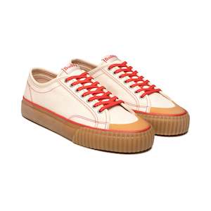 BUDDY X COLLECTIVE CANVAS SNEAKER - RED/GUM