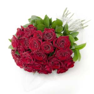 Red: Thirty Red Roses wrapped