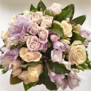 All Flowers: Pastel Bouquet - Soft Pink & Cream Flowers Wellington | Budflorists