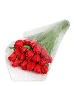 All Flowers: Red Tulip Bouquet — Fresh Red Tulips Upper Hutt | Bud Florists