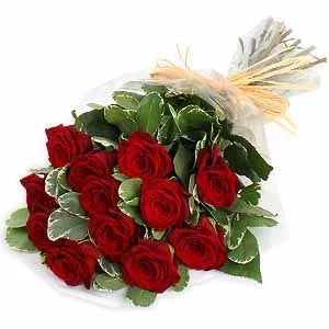 Birthday Flowers Wellington: Red Rose Bouquet - Romantic Flowers Upper Hutt | Budflorists