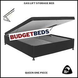 Bed Bases: Gas Lift NZ Made Storage Bed - Queen