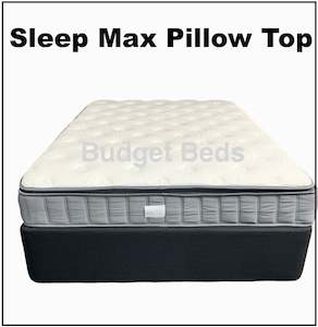 Mattresses: Sleep Max Pillow Top Mattress - Super King