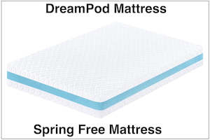 Mattress: DreamPod Memory Foam Mattress - Queen / King