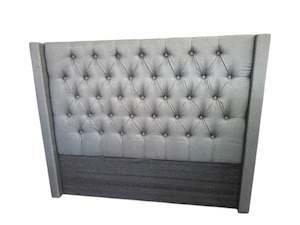 Clearance: Deep Tufted Headboard - QUEEN