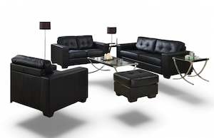 Lounge Suits: Lounge Suite with Ottoman - Metro