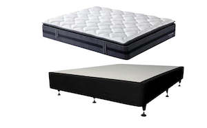 Double Bed: Posture Care Support (Medium) Mattress & Base - Double