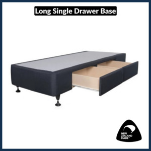 Extra Deep Drawer Bed Base Size - Long Single (NZ Made)