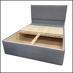 Storage Bed Base (Hinges) - Premium Quality NZ Made (Queen)