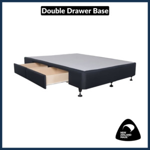 Double Bed Bases: Drawer Bed Base Size - Double (NZ MADE) (Standard Drawer)