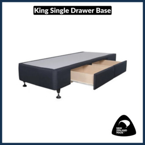 King Single Bed Bases: Drawer Bed Base Size - King Single (NZ MADE)