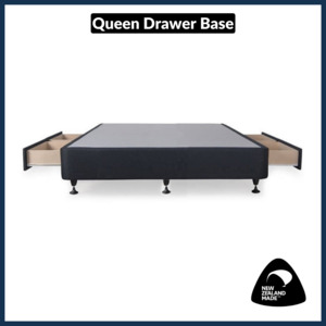 Queen Bed Bases: Drawer Bed Base Size - Queen (NZ MADE) (Standard Drawer)