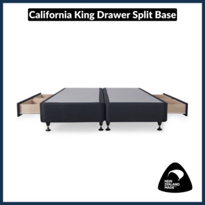 California King Bed Bases: Drawer Bed Base California King (NZ MADE) (Standard Drawer)