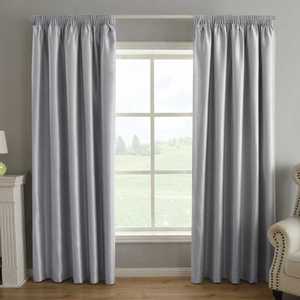 Blockout Curtains: Nolight Fog - 100% Blockout Lined Curtains