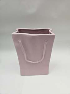 Products: Pink Handbag Vase