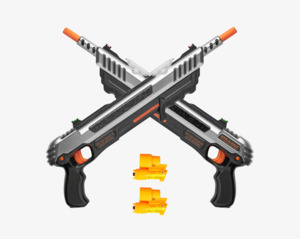 All Range: DOUBLE THE FUN ADVANCED COMBAT TWO PACK WITH TWO FREE LASERS!