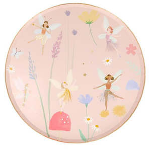 Plates: Meri Meri Fairy Plates - Dinner 8 Pkt