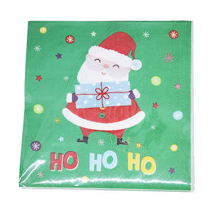 Napkins: Santa Claus Christmas Napkins - Lunch 20 Pkt