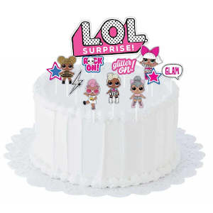 Lol Surprise Dolls Party: LOL Surprise Together 4EVA Cake Topper Kit