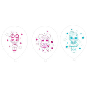 Lol Surprise Dolls Party: LOL Surprise Together 4EVA Balloons - Pack of 6