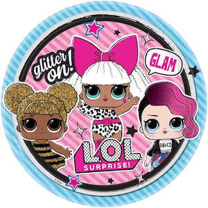 Lol Surprise Dolls Party: LOL Surprise Together 4EVA Plates - Dinner 8 Pkt