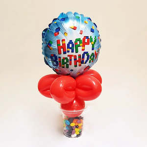 Lego Movie Party: Lego Balloon Candy Cup