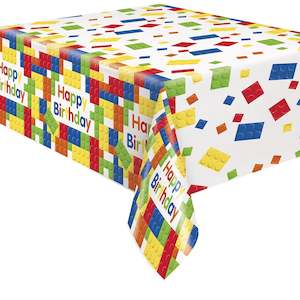 Lego Movie Party: Building Blocks Birthday Tablecover