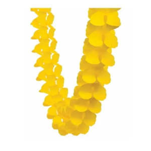 Lego Movie Party: Five Star Yellow Honeycomb Garland - 4 Metres