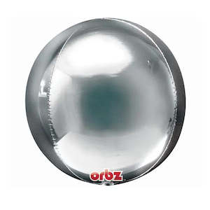 Graduation Party: Silver Orbz Foil Balloon