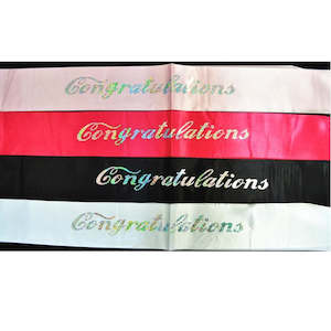 Graduation Party: Congratulations Sash