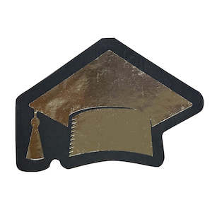 Graduation Party: Graduation Cap Shaped Napkins - 16 Pkt