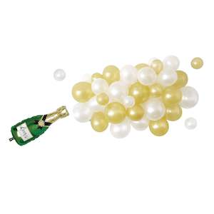 Graduation Party: Champagne Balloon Garland Kit