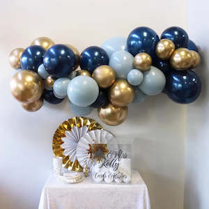 Graduation Party: Midnight Hour Balloon Garland by Pop Balloons